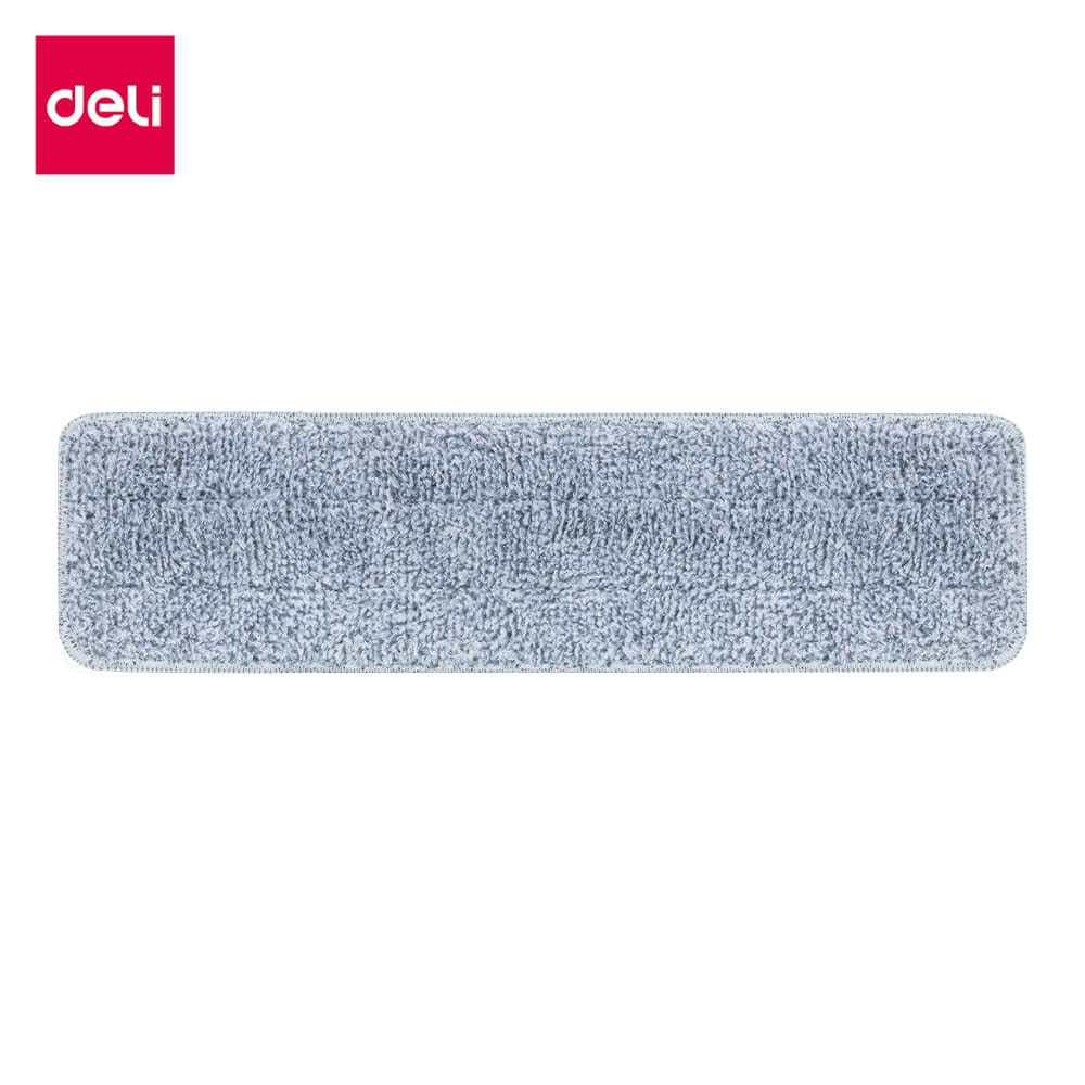 อะไหล่ผ้าม็อบไมโครไฟเบอร์ DELI VS1420-GR-01 ขนาด 39 X 12 ซม. สีเทา